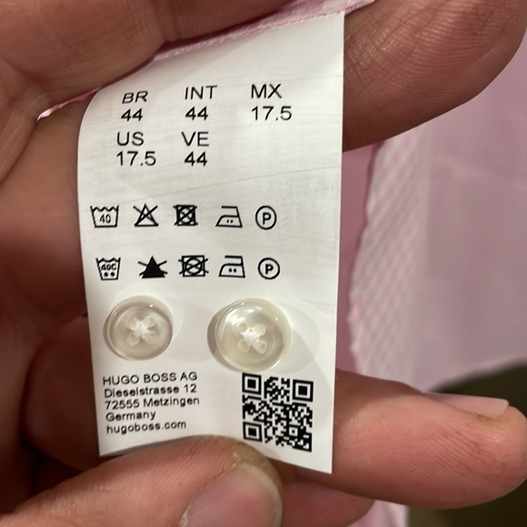 Hugo Boss checked dress shirt - Picture 3 of 4